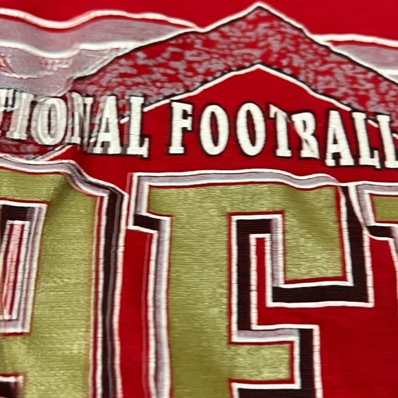 Vintage 90s San Francisco 49ers NFL Football Logo 7 Sports Tee Tshirt - Picture 6 of 8